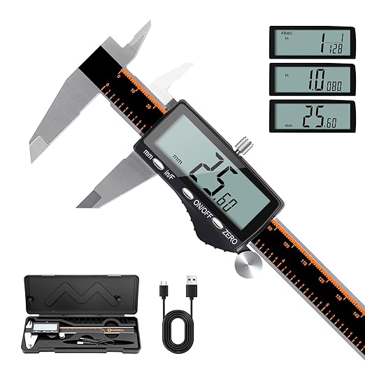 HARDELL Digital Caliper, Rechargeable Calipers by HARDELL