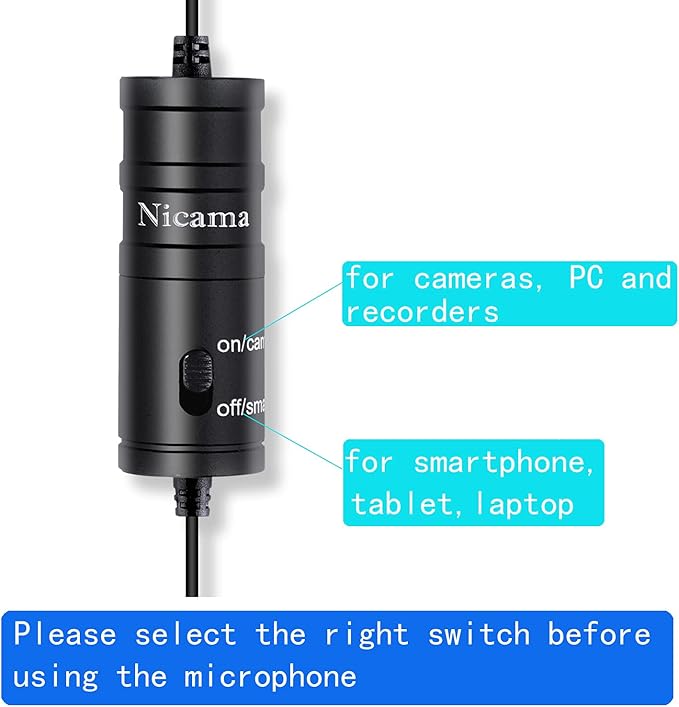 Nicama LVM1 Lavalier Lapel Microphone - Image 4
