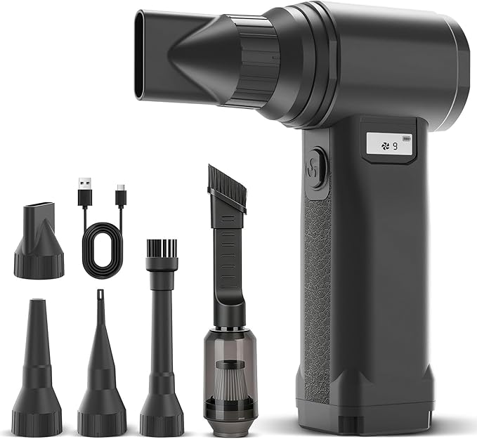 OVVGO Electric Compressed Air Duster, 000RPM Cordless Air Blower by Unknown