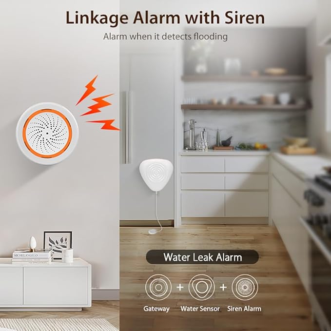 NEO Zigbee Water Sensor, Smart Water Leak Detector - Image 9