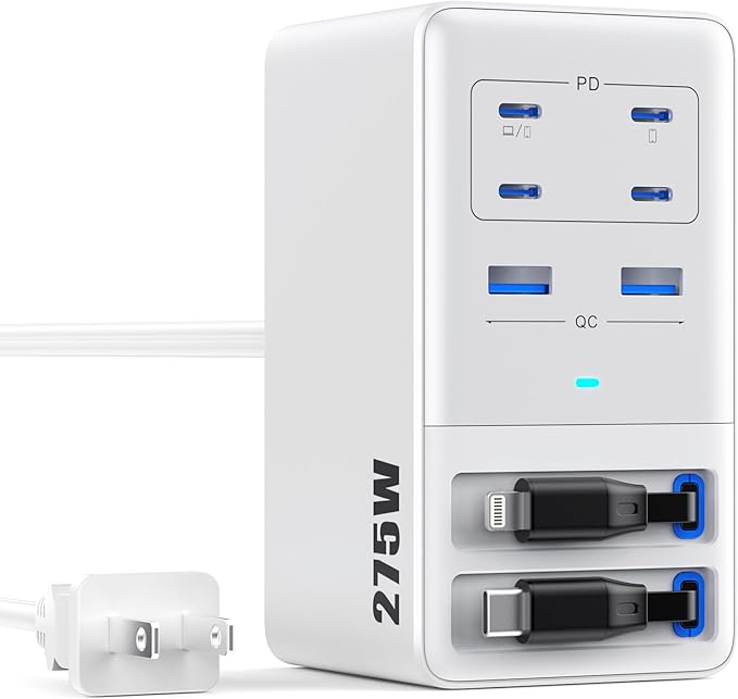 USB C Charger 275W Charging Station by FOCHEW