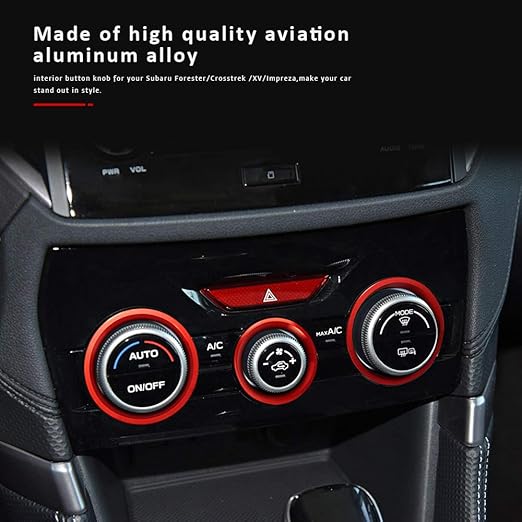 Auovo AC Climate Control Knob Outer Ring Covers Accessories - Image 3