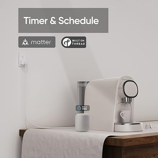 Onvis Matter Over Thread Smart Plug, Smart Mini Outlet, Works - Image 6