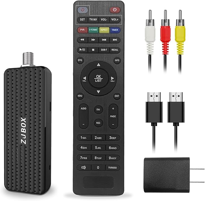 ZJBOX Digital Converter Box for TV, 1080P ATSC tv Tuner Box by ZJBOX