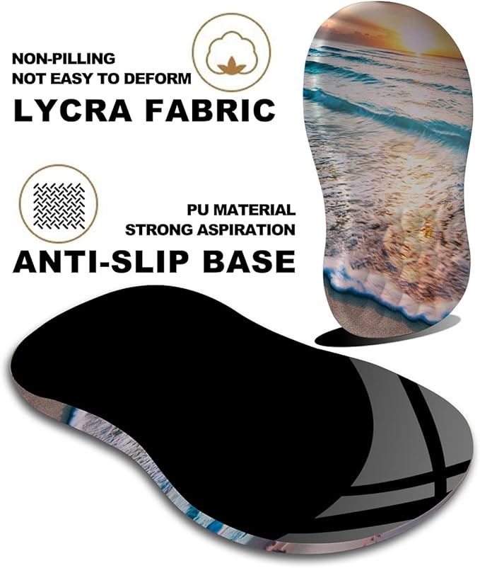 KUOSGM Mouse Pad Wrist Support, Ergonomic Mouse Pad - Image 6