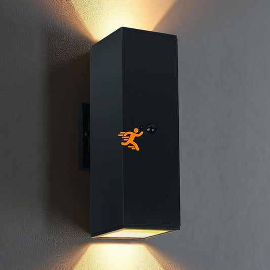 WISELUME Motion Sensor Outdoor Wall Lights, Dusk to Dawn Porch & Patio Sconce by WISELUMEBrightYourHome