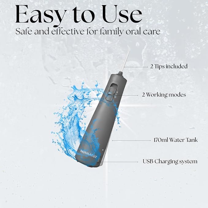 NOVAATOZ HydroAdvance Cordless Water Flosser - Image 6