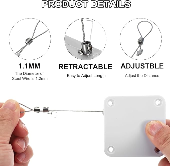MECCANIXITY Punch-Free 1500g Automatic Sliding Screen Door Closer - Image 3