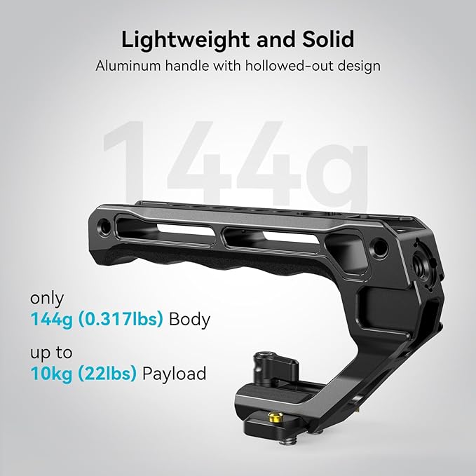 SmallRig Lightweight NATO Top Handle, Quick Release NATO Grip w/NATO Rail - Image 2
