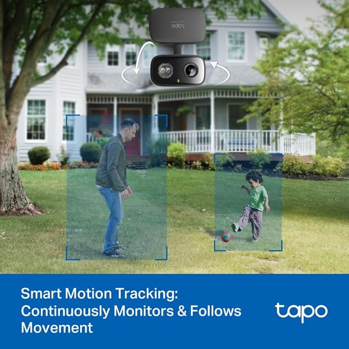 Tapo 2K Indoor/Outdoor Pan/Tilt Wired Security Camera - Image 7