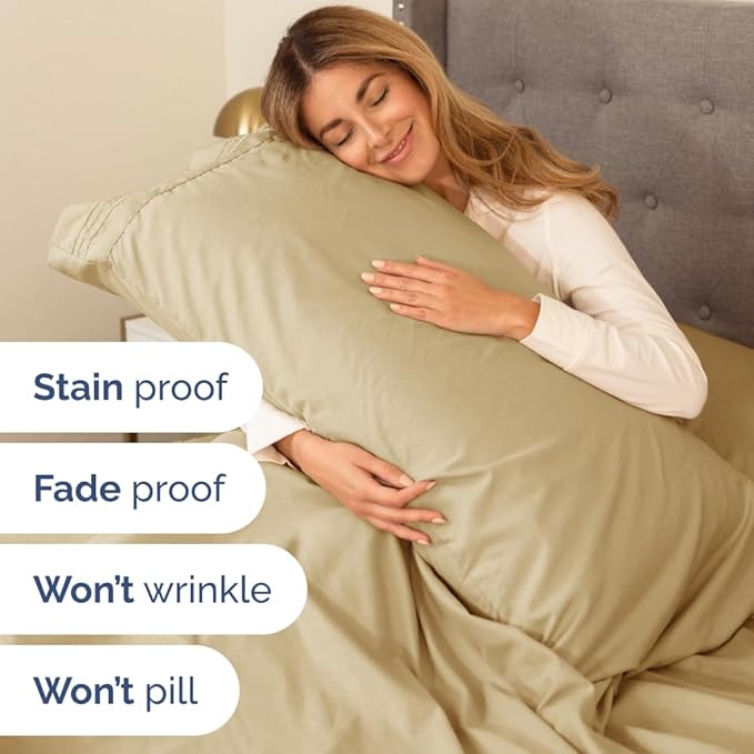 Split Head King Sheet Set – 4 Piece Flex Split Top King Sheets - Image 6