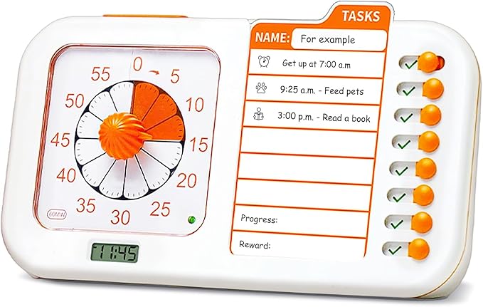 3-in-1 Visual ADHD Timer for Kids & Adults by BetterToolsBrighterFutures