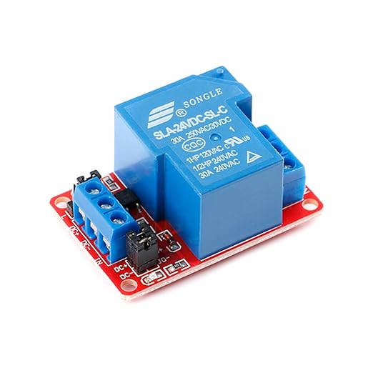 JESSINIE 24V 30A Relay Module, 1 Channel, Optocoupler Isolation, High/Low - Image 2