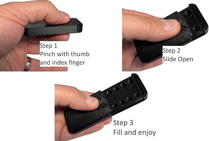 3BP - Size 10 Large Hearing Aid Battery Case, New Slim Design Pocket Size - Image 4