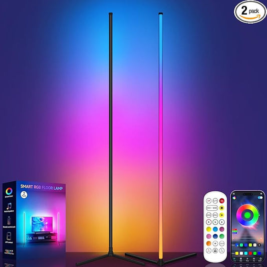 Tyute Corner Floor Lamp, RGB LED Corner Lamp by TYUTE