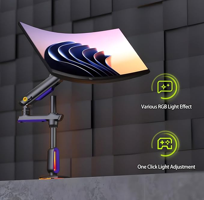 NB Extra Height Gaming Monitor Arm - Image 3
