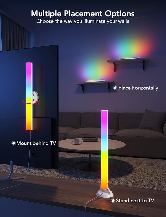 Govee RGBIC Light Bars, 15 Inches WiFi TV Backlight Suitable - Image 7