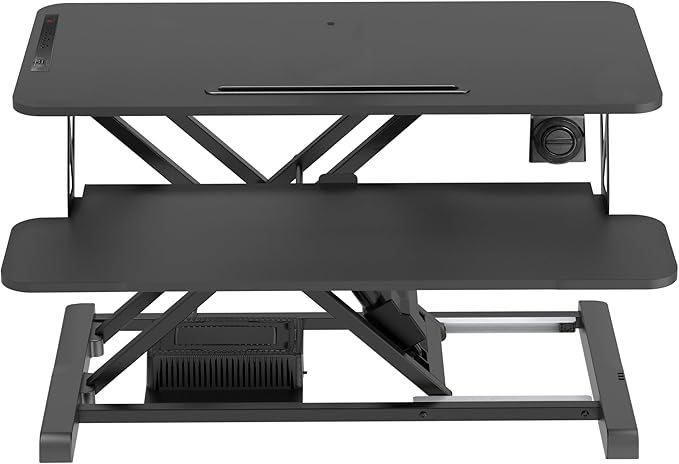 Rocelco 37.4" Electric Standing Desk Converter - Image 6