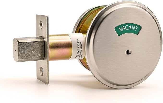 in-Use Vacant Commercial Bathroom Door Lock by Unknown