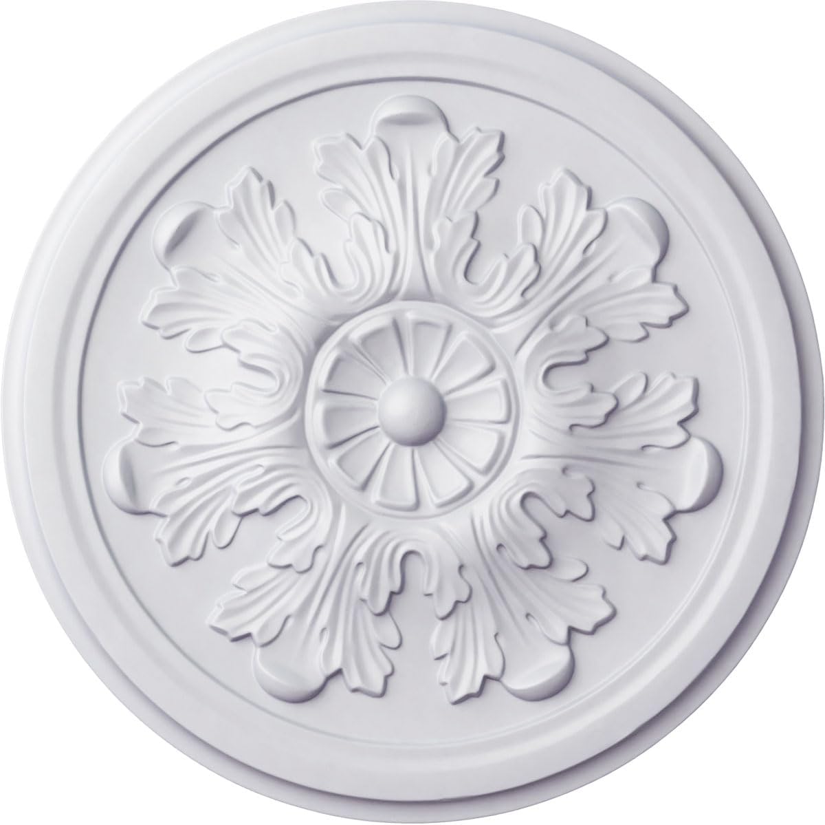 12 3/4"OD x 7/8"P Legacy Acanthus Ceiling Medallion (Fits Canopies up to 3 1/2") (color may vary)