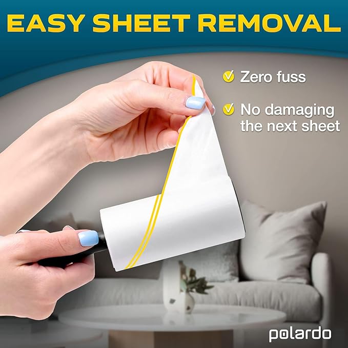 Lint Rollers for Pet Hair, Remover for Couch, Clothes Furniture and Carpet. - Image 4