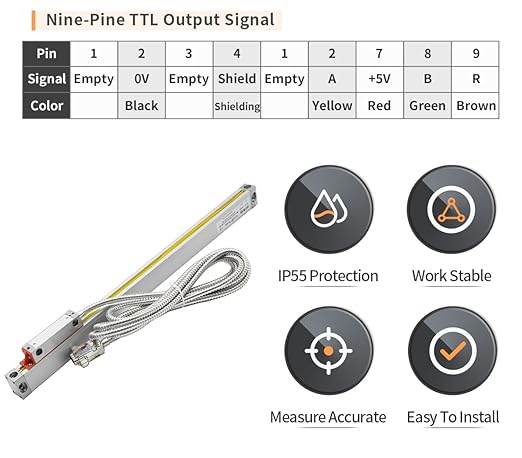 3 axis DRO Digital readout Linear Scale Set - Image 6