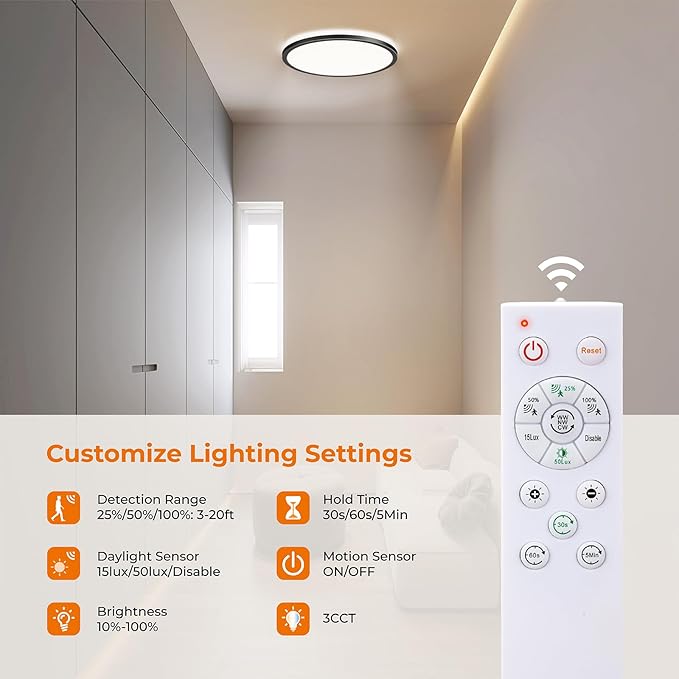 Matane Motion Sensor LED Ceiling Light - Image 5