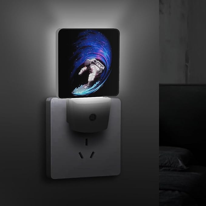 Space Astronaut Night Light, Plug into Wall Decor Nightlights - Image 3