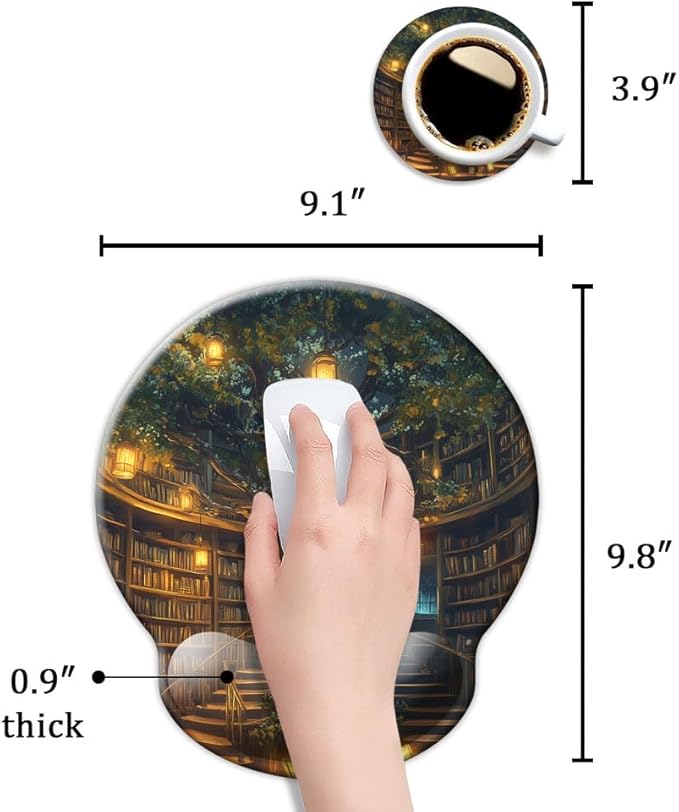 Ergonomic Mouse Pad with Wrist Support, Mouse Pad with Wrist Rest, Relieve - Image 6