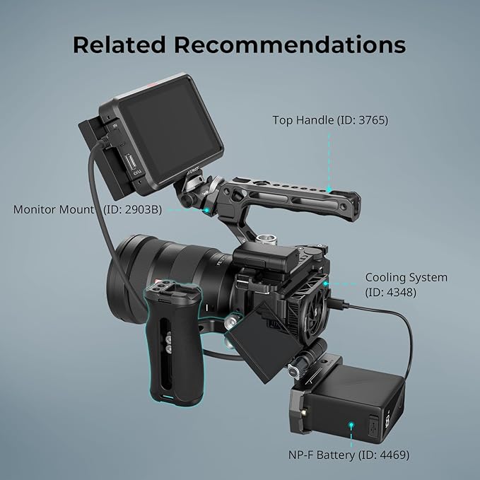SmallRig Mini Side Handle with 1/4" -20 Screws - Image 8