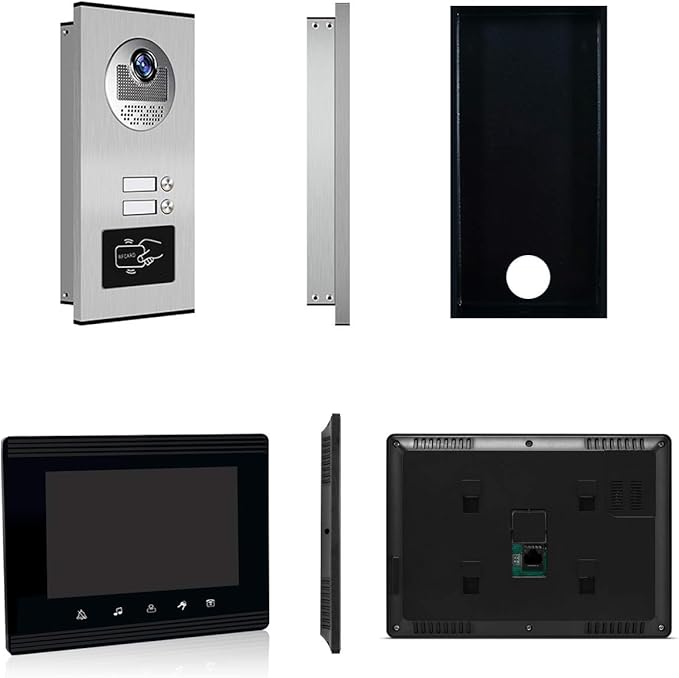 AMOCAM Upgrade Versions 2 Units Apartment Intercom System 7 inch Touch Monitor - Image 8
