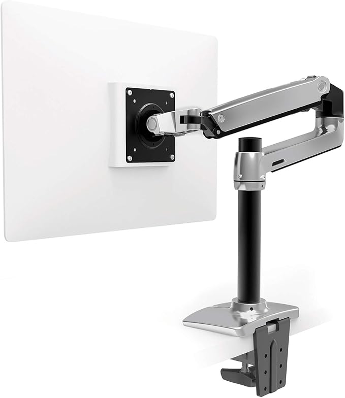 Ergotron – LX Monitor Arm, Single Monitor Desk Mount – fits Flat Curved by Ergotron