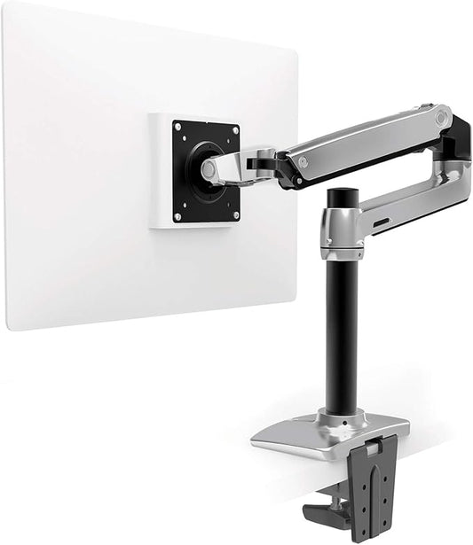 Ergotron – LX Monitor Arm, Single Monitor Desk Mount – fits Flat Curved by Ergotron