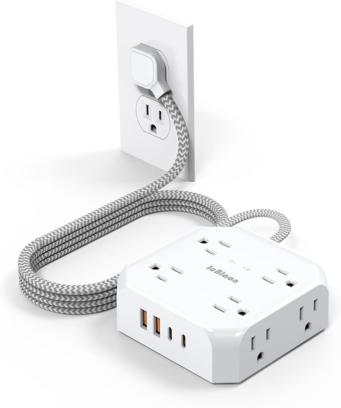 Surge Protector Power Strip, 8 Outlets by JcBlaon