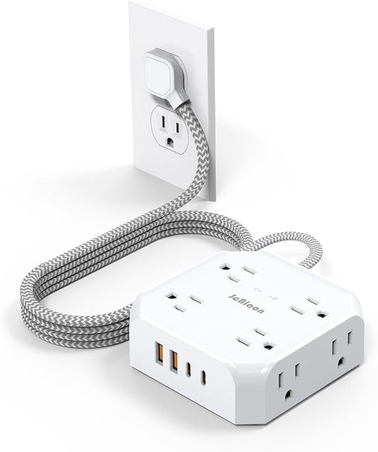 Surge Protector Power Strip, 8 Outlets by JcBlaon