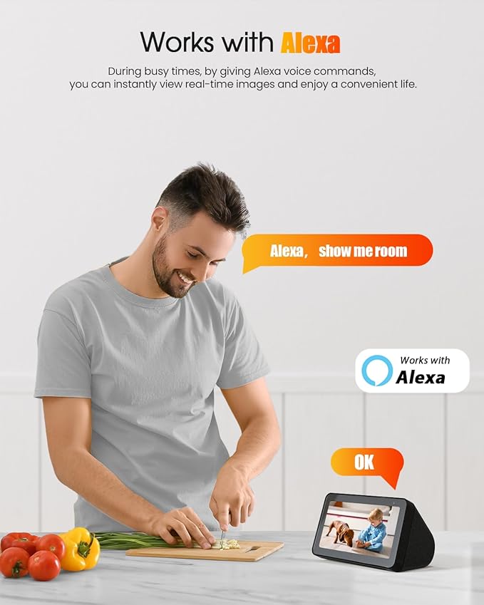 usogood 2.5K Indoor Camera for Home Security, 360°Pet Camera Indoor - Image 9