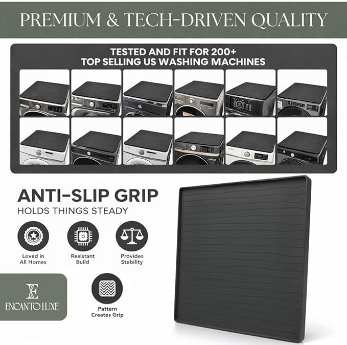 1 PC Washer and Dryer Top Cover Protectors 25" x 25", Laundry Machine Dust - Image 9
