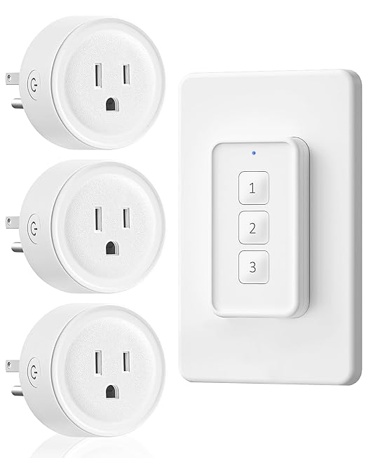 Remote Control Outlet, WILAWELS Wireless Light Switch by Wilawels