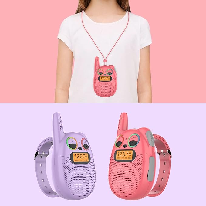 Walkie Talkies for Kids Rechargeable, Christmas Birthday Gifts for Girls Age 3-9 - Image 2