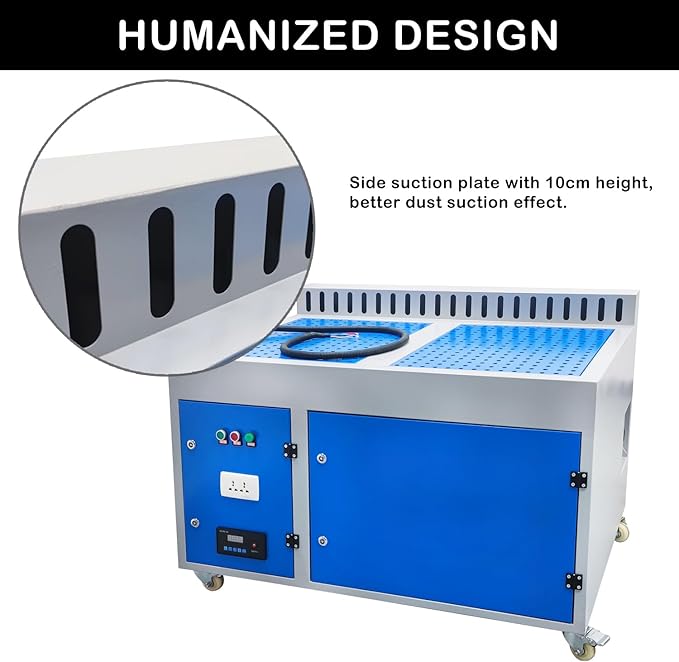 HayWHNKN Metal Working Downdraft Table Dust Collector Vacuum Welding - Image 6