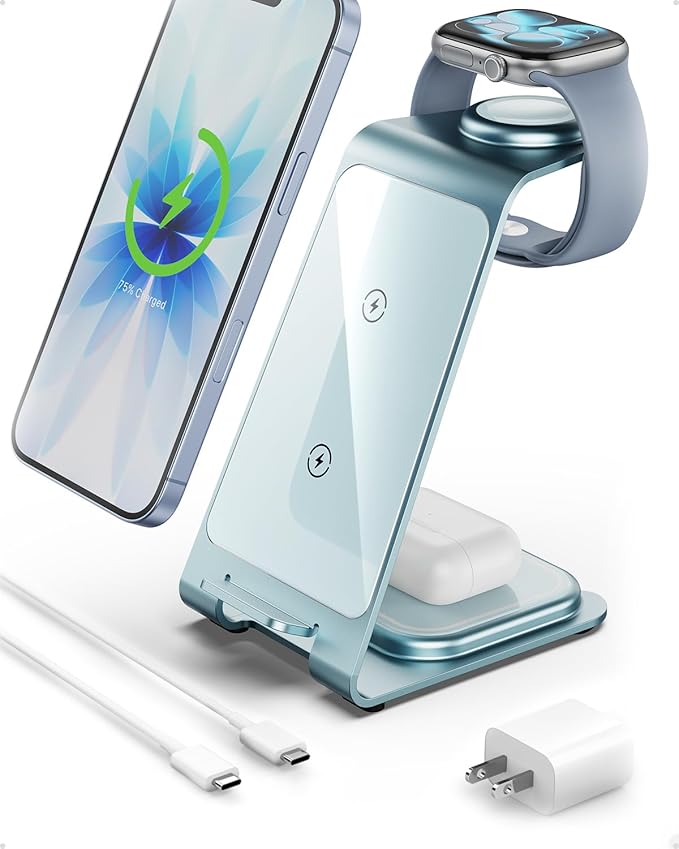Intoval 3 in 1 Wireless Charging Station by Intoval
