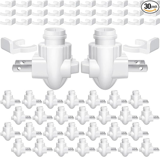 Tuanse 30 Sets Plug in Night Light Module Night Light Base by Tuanse