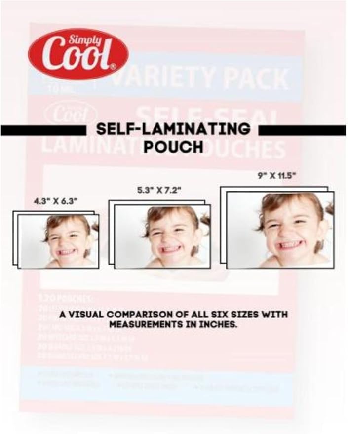 10mil Self-Adhesive Cold Laminating Sheets Letter, I.D. Badge and Business Card - Image 7