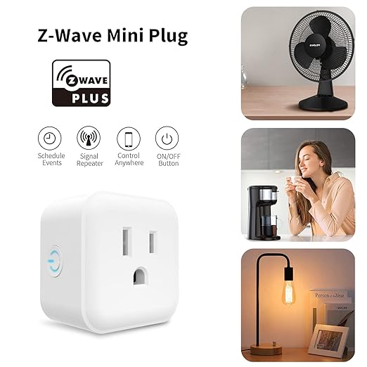 Minoston Smart Plug, Mini Plug-in Z-Wave 800 Series Socket - Image 3