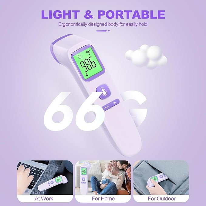No-Touch Thermometer for Adults and Kids, Digital Accurate Baby Thermometer - Image 7