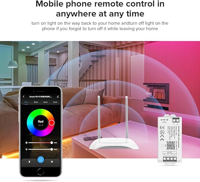BTF-LIGHTING RF 2.4GHz Wireless Remote RC09RFB & C03W 2.4GHz Tuya WiFi - Image 5