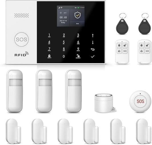 PGST WiFi Alarm System for Home Security, Motion Detector, Tuya APP Instant by PGST