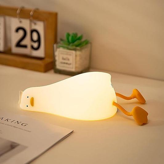 ATSUI Duck Night Light, LED Squishy Novelty Animal Night Lamp, Food Grade by ATSUINIGHTLIGHT