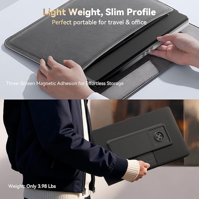 15.6" Detachable Laptop Screen Extender, FHD 1080P IPS Dual/Triple Portable - Image 8