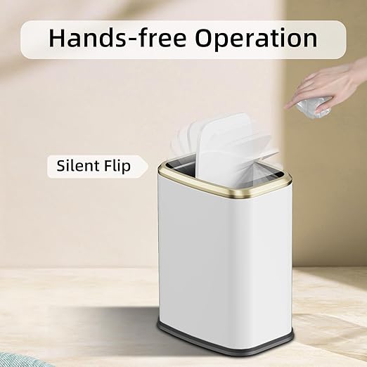 8L/2.1 Gallon Small Bathroom Trash Can - Image 4